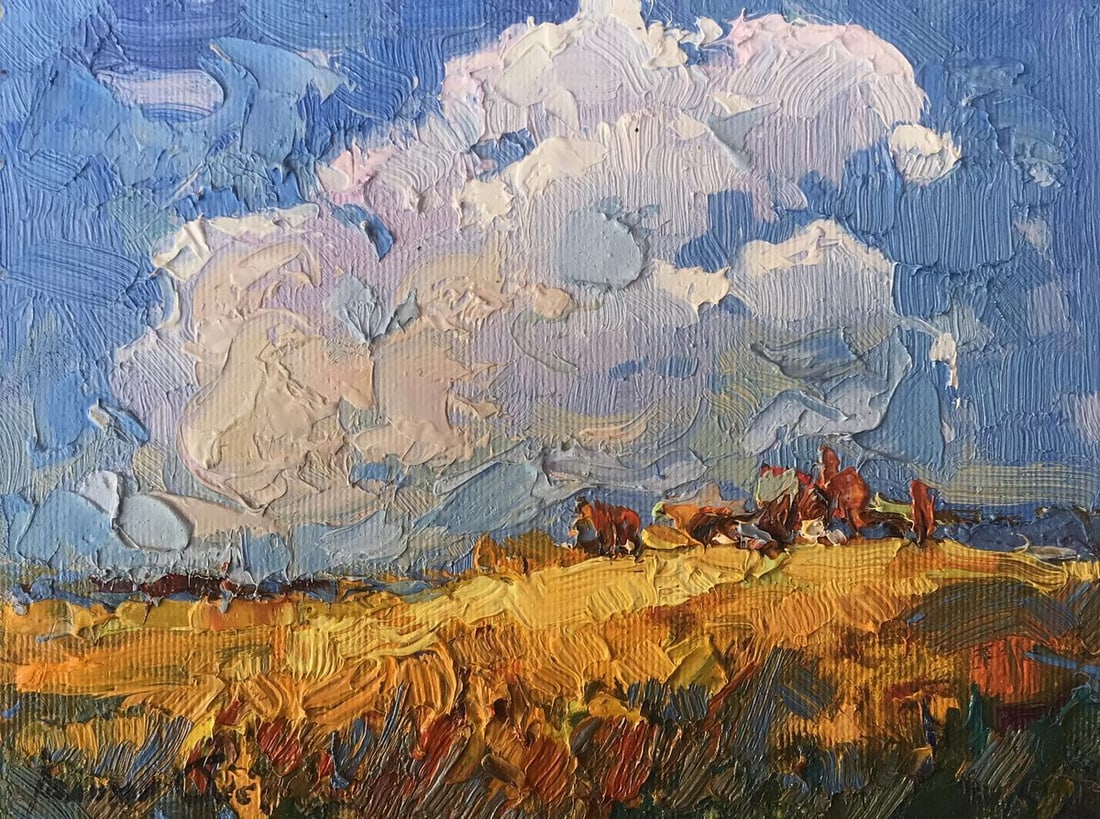 Oil painting To the sky of bread Kalenyuk Oksana (1 of 12)