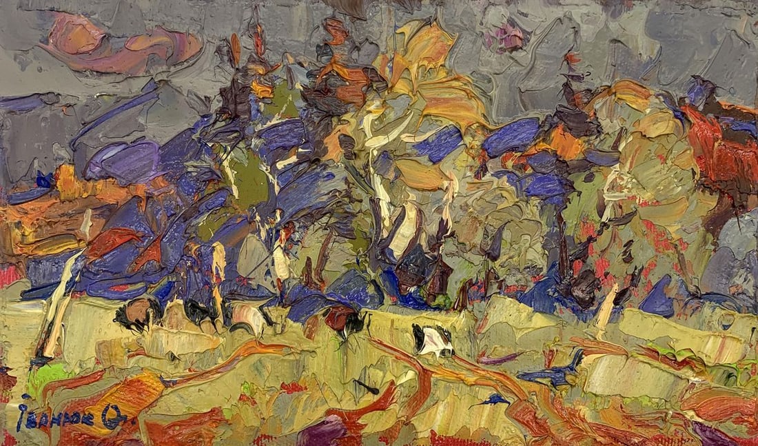 Oil painting In the evening Kalenyuk Alex (1 of 12)