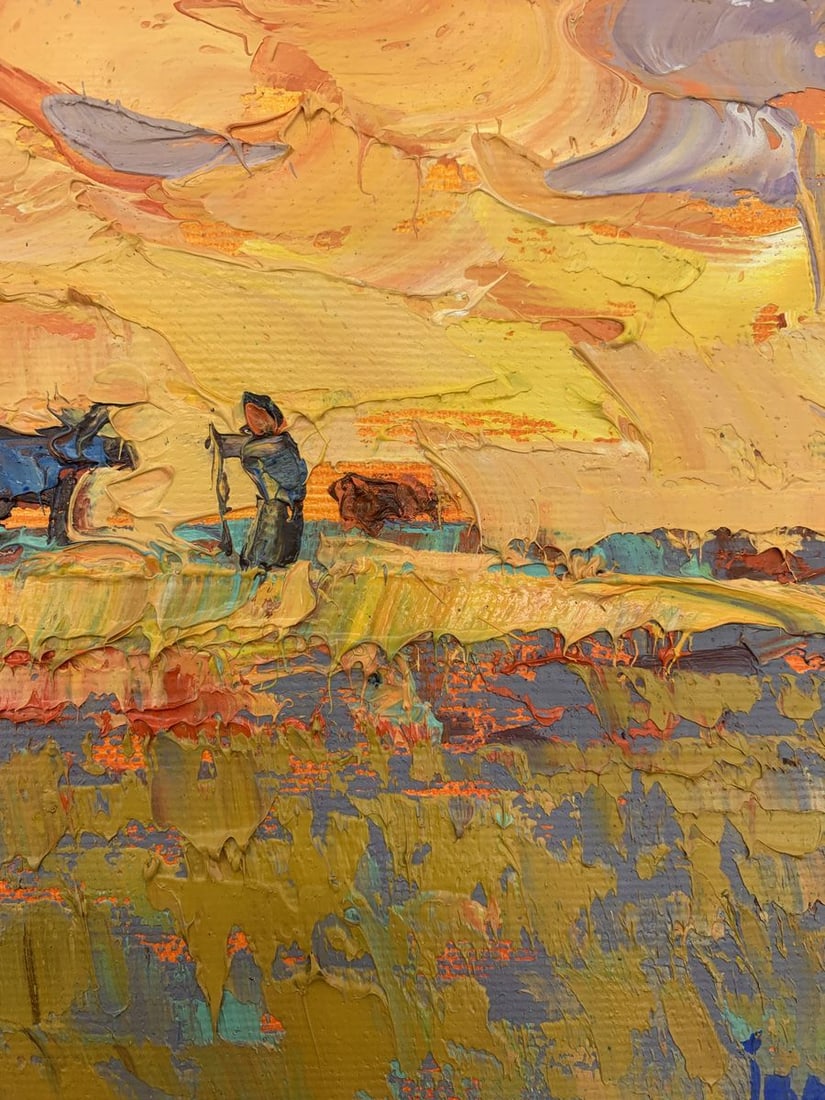 Oil painting Pink evening Kalenyuk Alex - 7