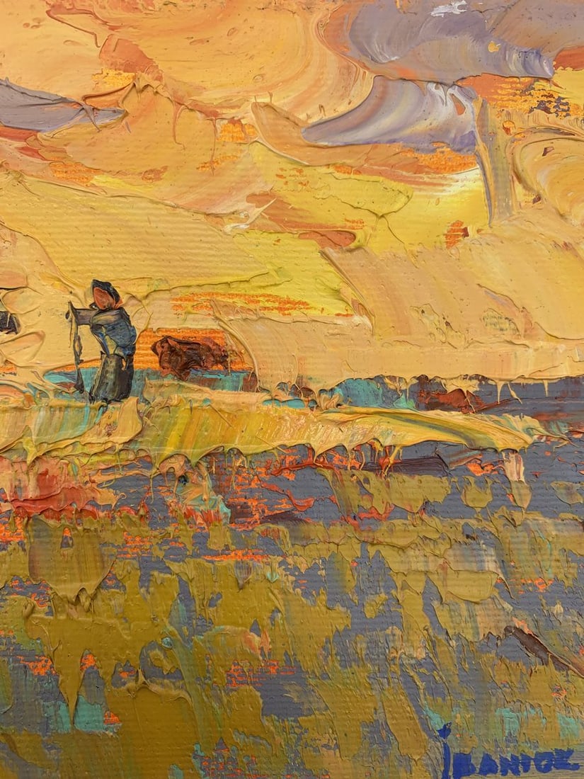 Oil painting Pink evening Kalenyuk Alex - 8