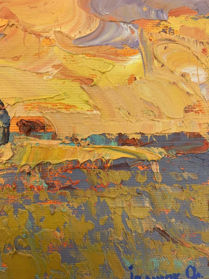 Oil painting Pink evening Kalenyuk Alex - 9