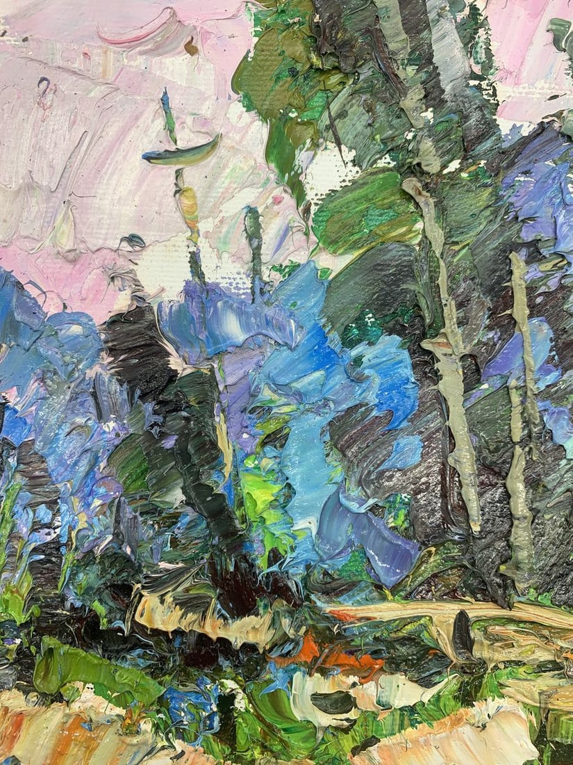 Oil painting The rustle of poplars Kalenyuk Alex - 10