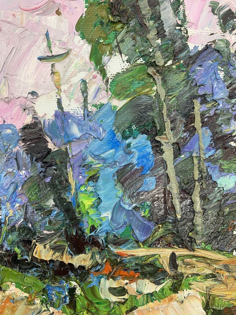 Oil painting The rustle of poplars Kalenyuk Alex - 11