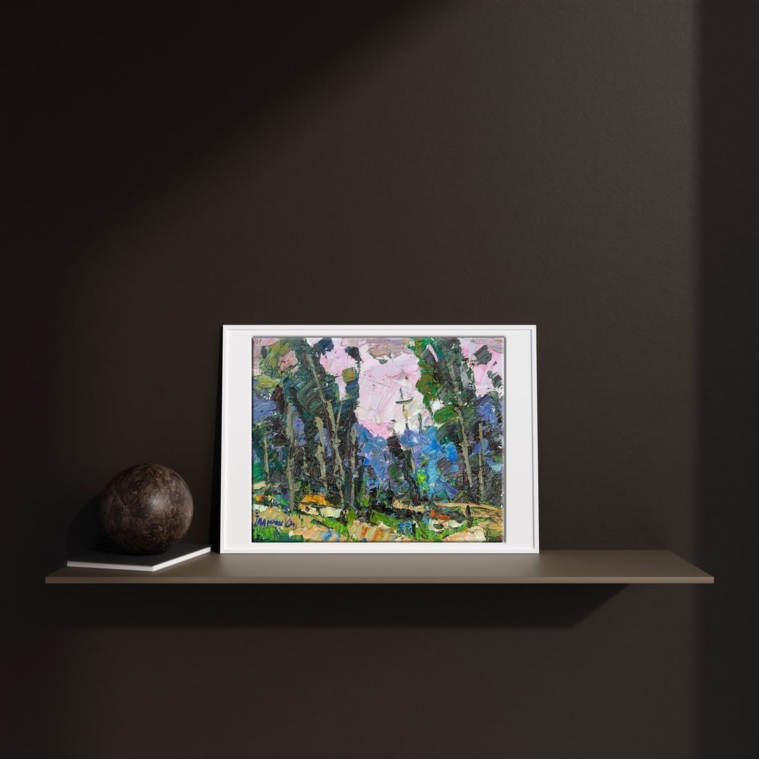 Oil painting The rustle of poplars Kalenyuk Alex - 3