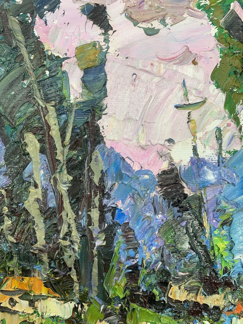 Oil painting The rustle of poplars Kalenyuk Alex - 6