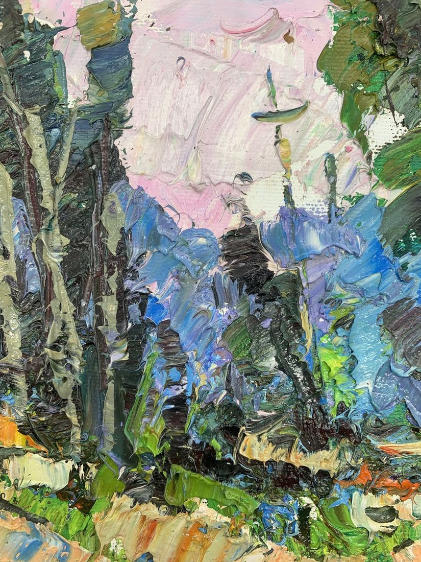 Oil painting The rustle of poplars Kalenyuk Alex - 7