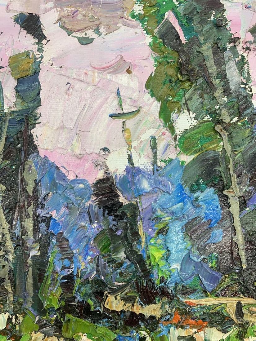 Oil painting The rustle of poplars Kalenyuk Alex - 8