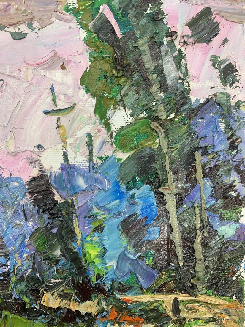 Oil painting The rustle of poplars Kalenyuk Alex - 9