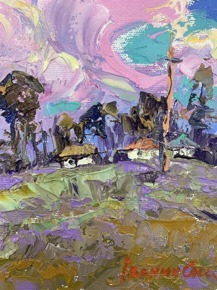 Oil painting Cold wind Kalenyuk Oksana - 10