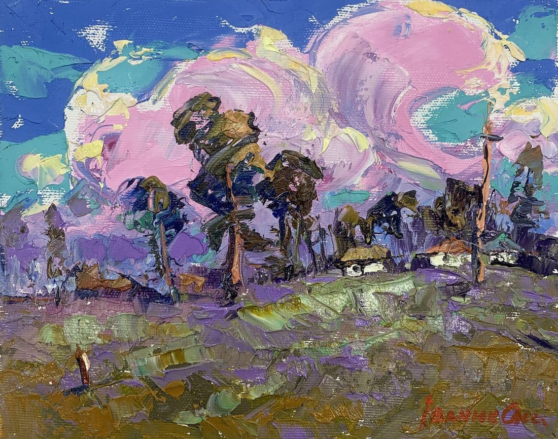 Oil painting Cold wind Kalenyuk Oksana (1 of 12)