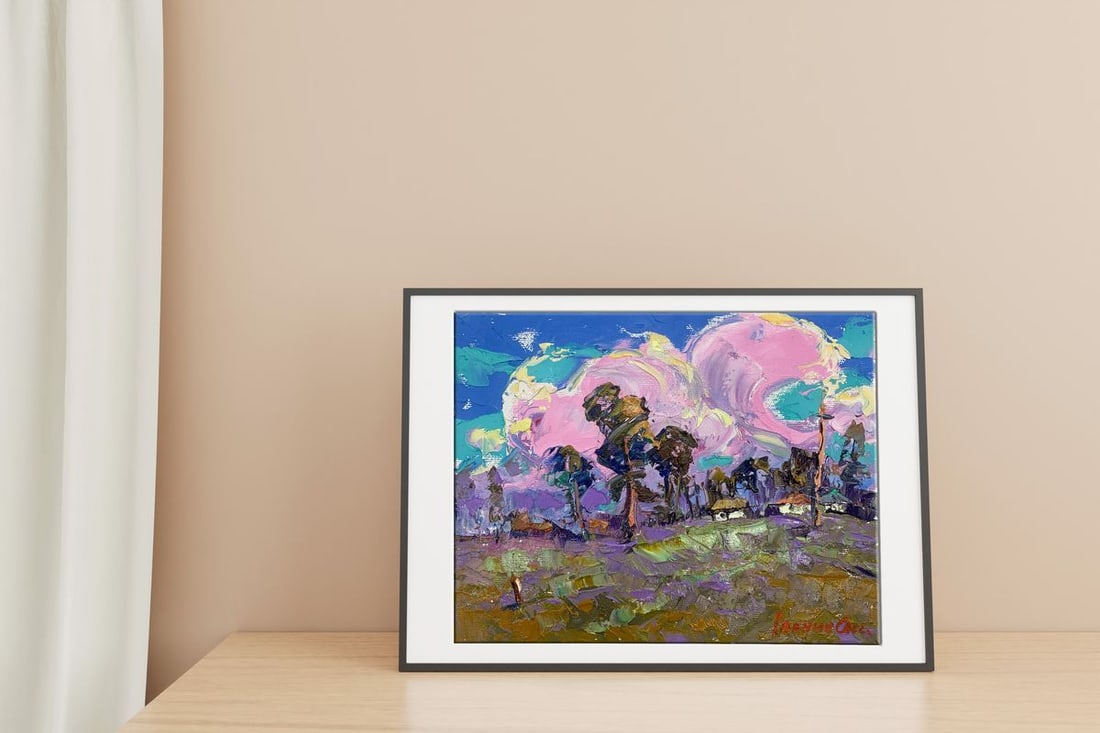 Oil painting Cold wind Kalenyuk Oksana - 2