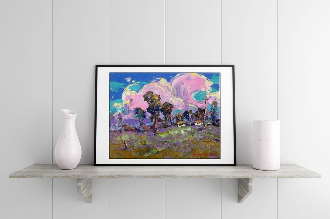 Oil painting Cold wind Kalenyuk Oksana - 3