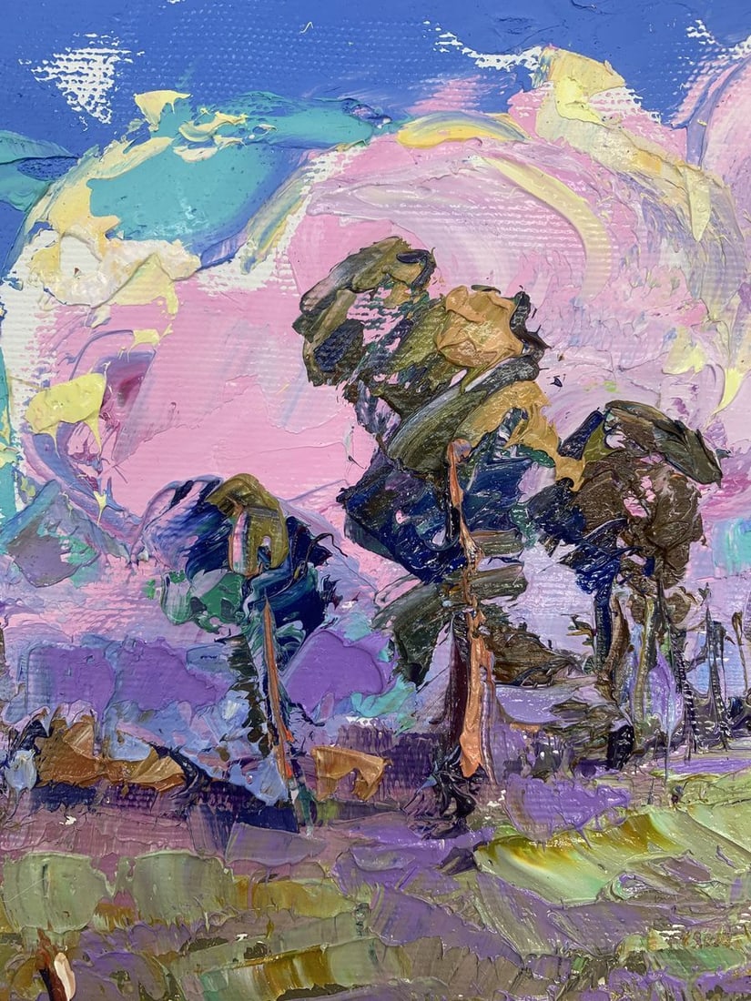 Oil painting Cold wind Kalenyuk Oksana - 4