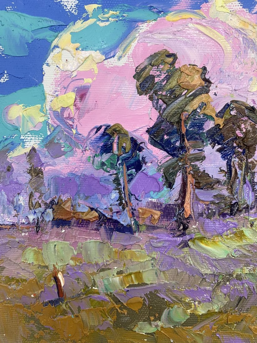 Oil painting Cold wind Kalenyuk Oksana - 5