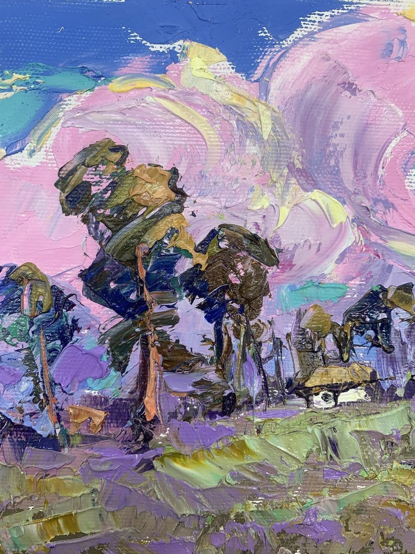 Oil painting Cold wind Kalenyuk Oksana - 6