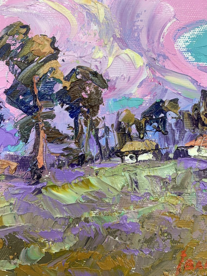 Oil painting Cold wind Kalenyuk Oksana - 7