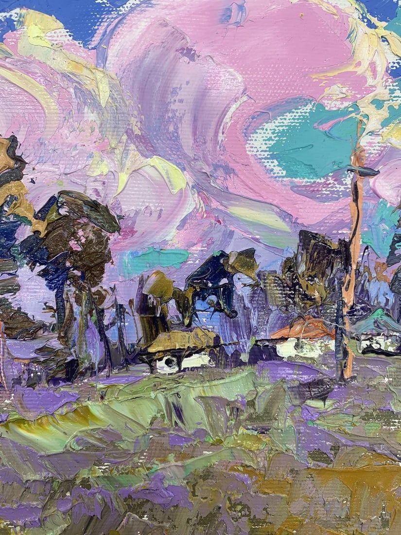 Oil painting Cold wind Kalenyuk Oksana - 8