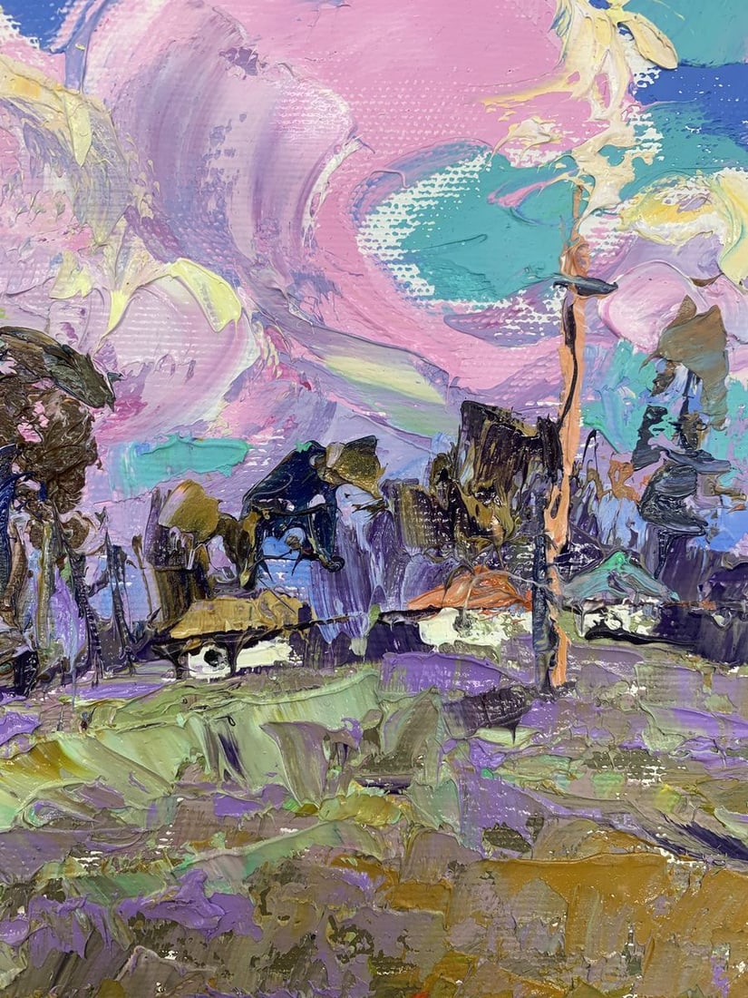 Oil painting Cold wind Kalenyuk Oksana - 9