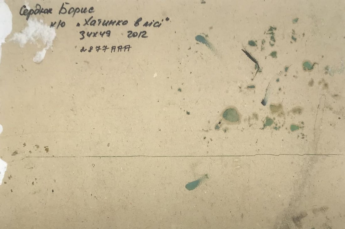 Oil painting House in the forest Boris Serdyuk - 12