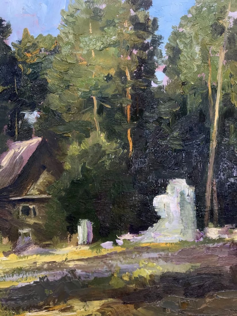 Oil painting House in the forest Boris Serdyuk - 6