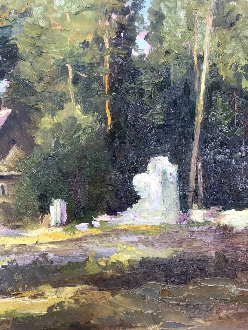 Oil painting House in the forest Boris Serdyuk - 7