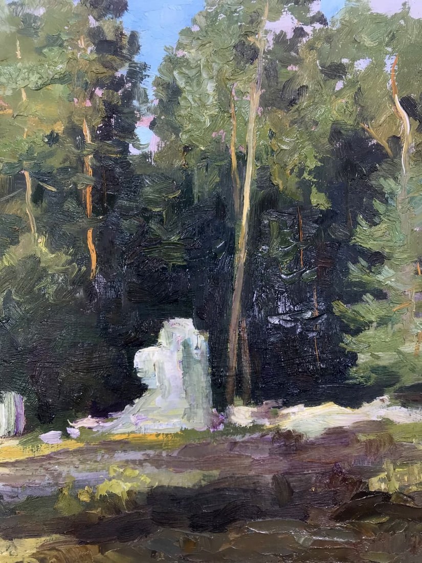 Oil painting House in the forest Boris Serdyuk - 8