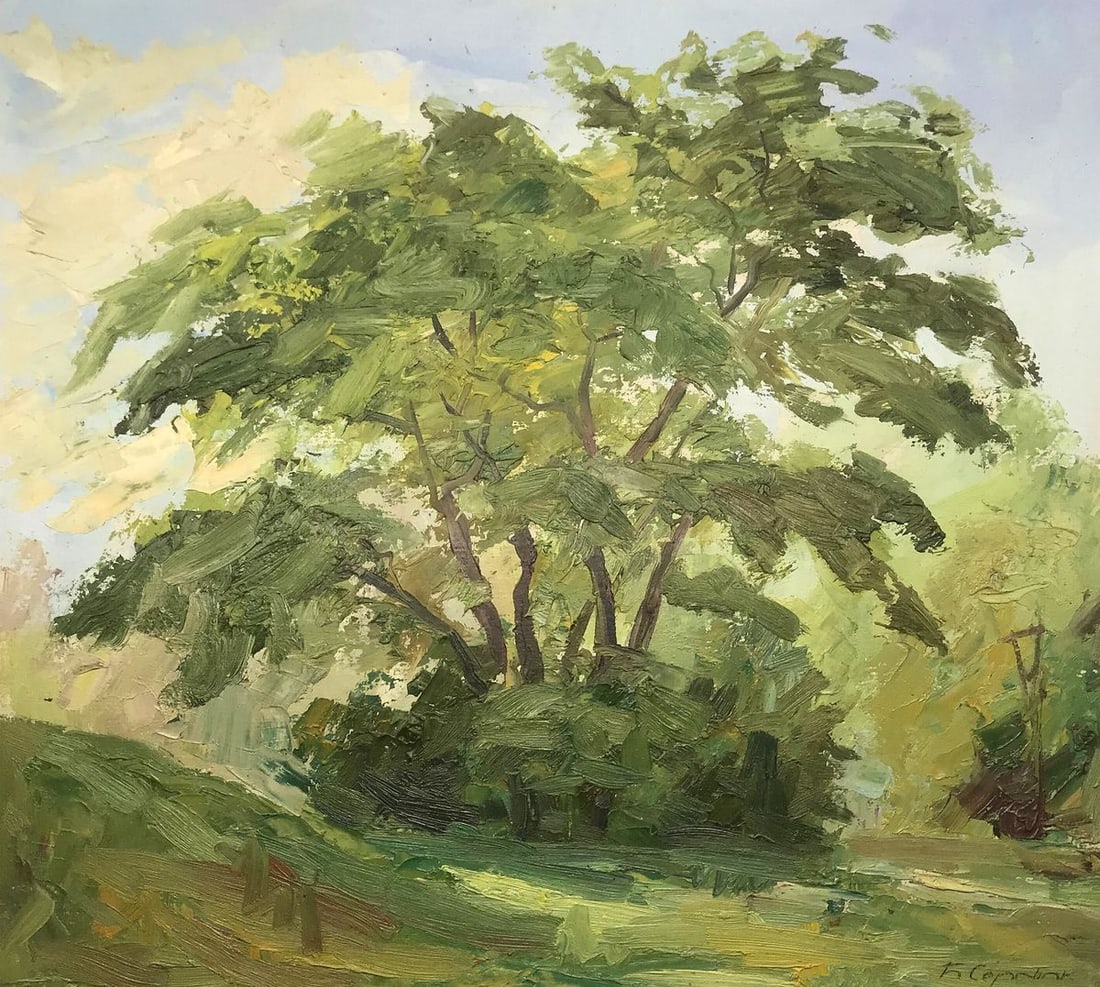 Oil painting Oak trees Boris Serdyuk (1 of 12)