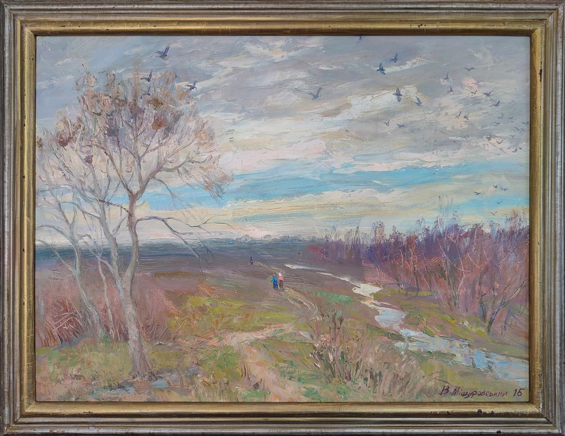 Oil painting at the beginning of April Mishurovsky V. V. (1 of 9)