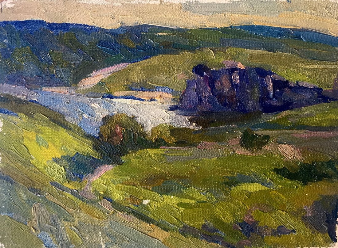 Oil painting Sunny day Peter Tovpev (1 of 13)