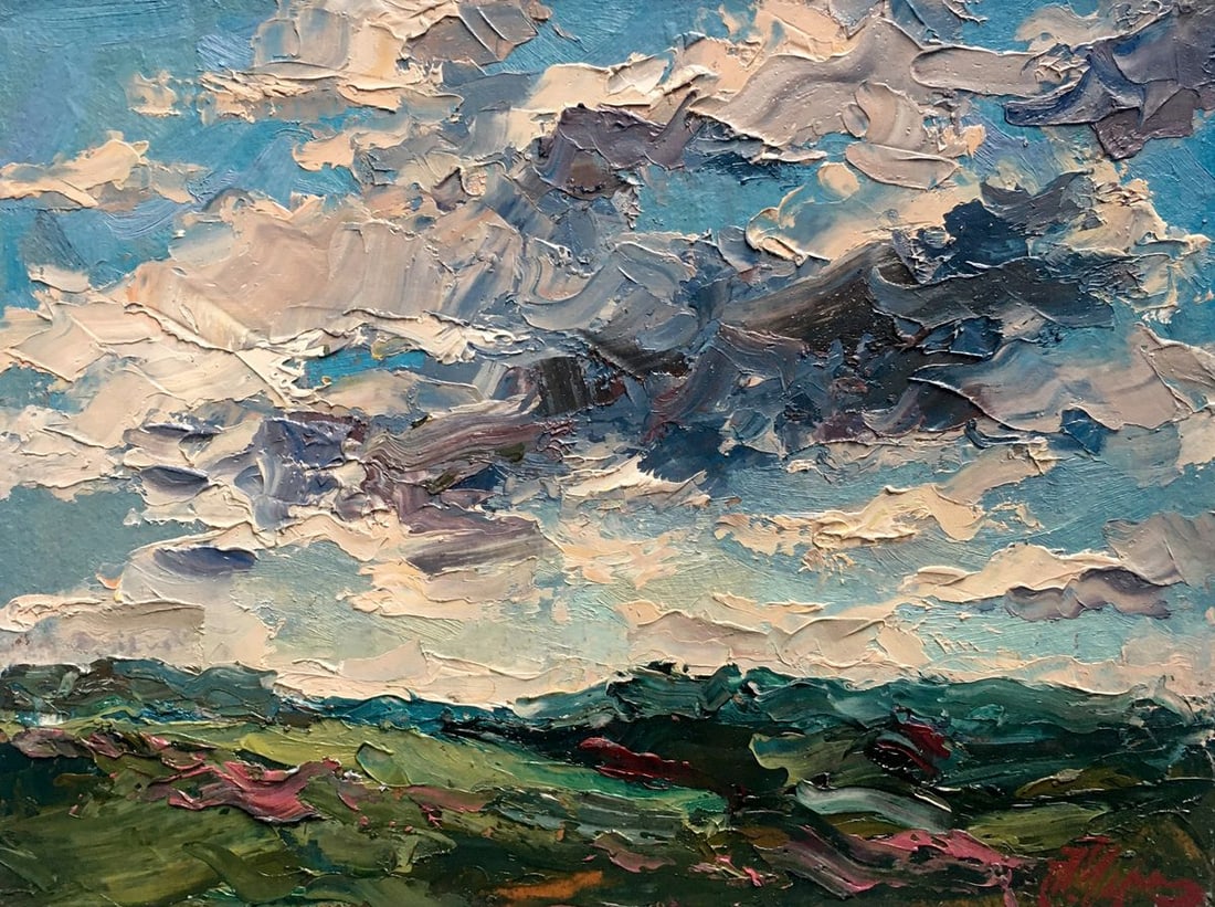 Oil painting Cloudy sky Alexander Nikolaevich Cherednichenko: Title: Oil painting Cloudy sky Alexander Nikolaevich Cherednichenko Description: NoAAA2511 *** ABOUT THIS PAINTING *** * TITLE: "Cloudy sky" * ARTISTS: Alexander Nikolaevich Cherednichenko * SIZE: 18x