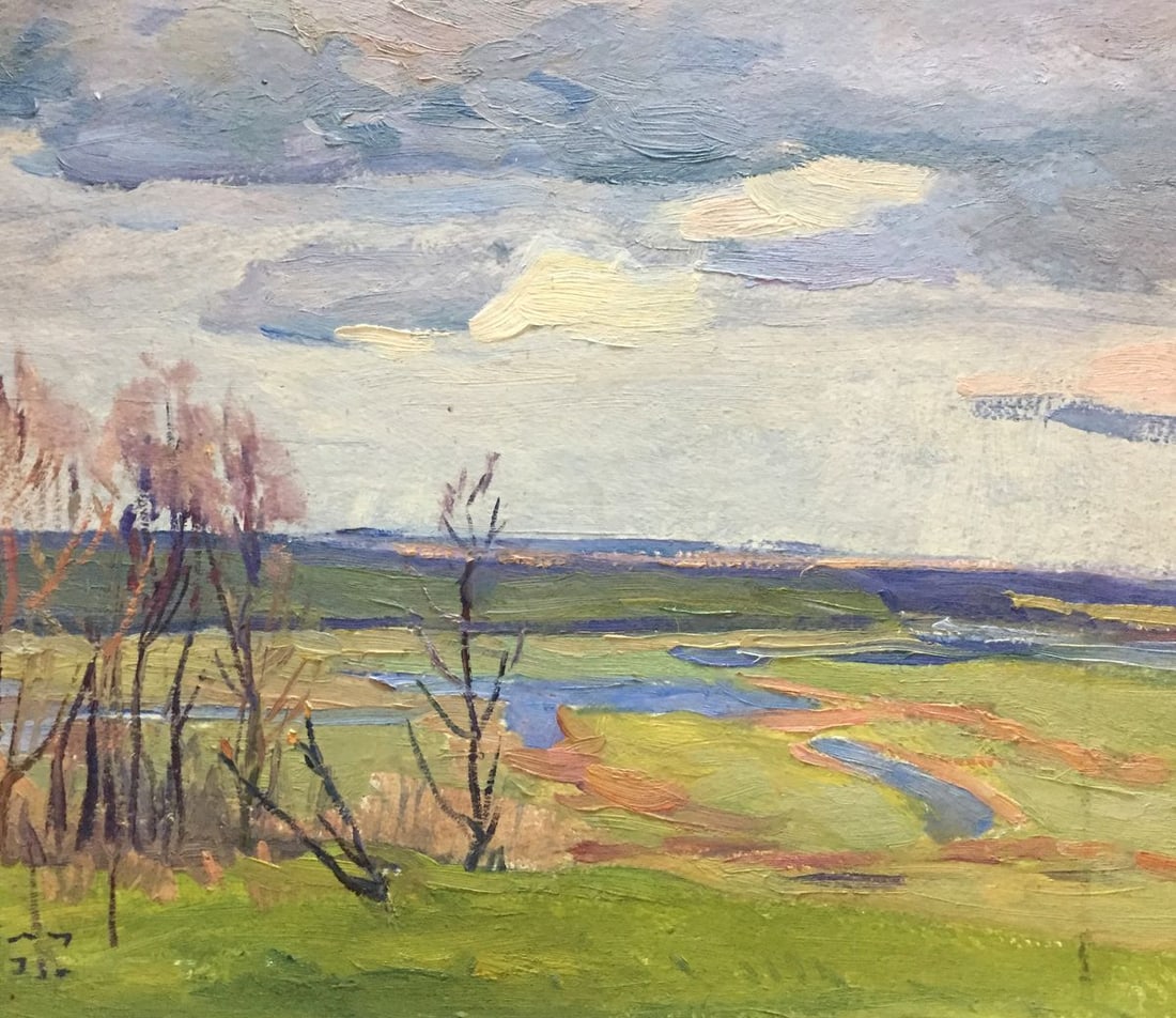 Oil painting Spring Moses Faybovich Gantman (1 of 9)
