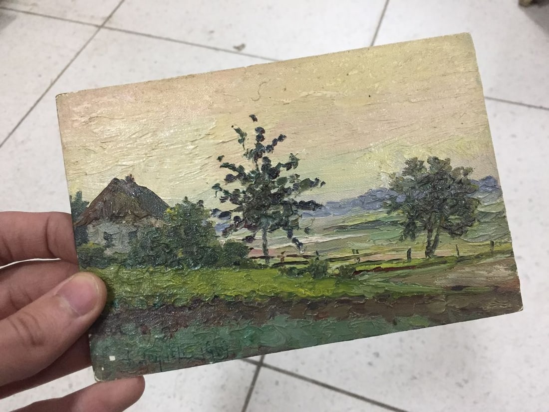 Oil painting Morning Lednev Dmitry (1 of 8)