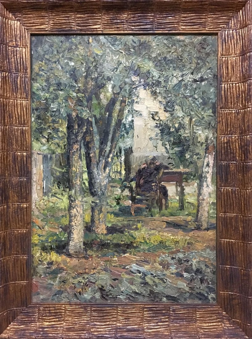 Oil painting My garden (1 of 9)