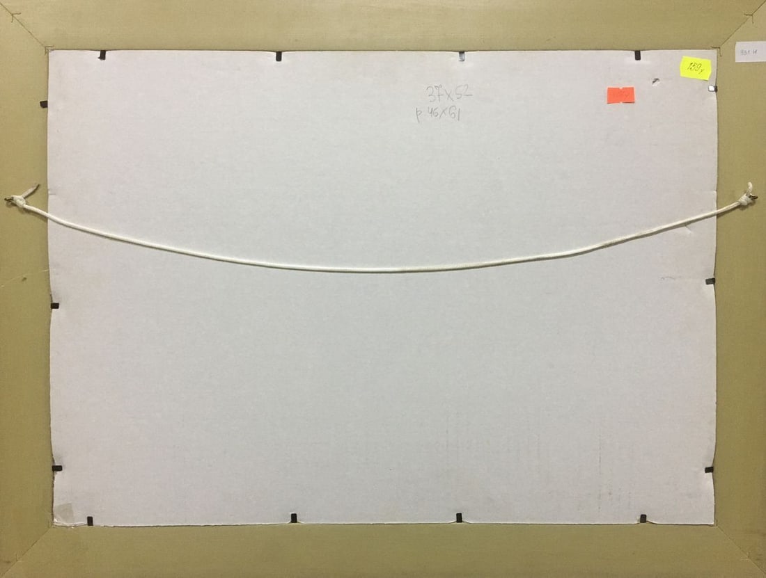 Oil painting Bronstein Mark Emmanuilovich House on the hill - 9