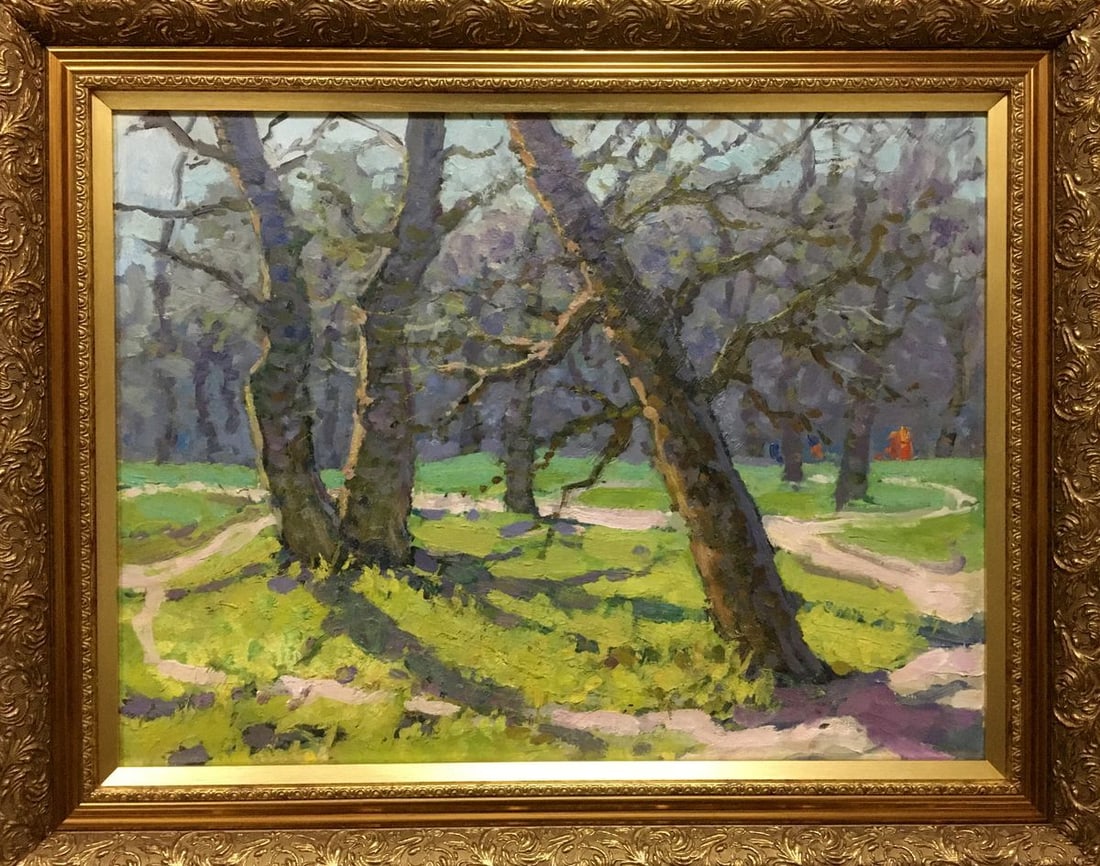 Oil painting Forest park (1 of 11)