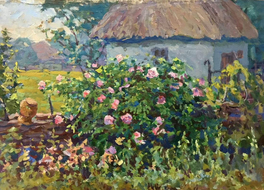 Oil painting Garden Fomin Anatoly Nikiforovich (1 of 12)