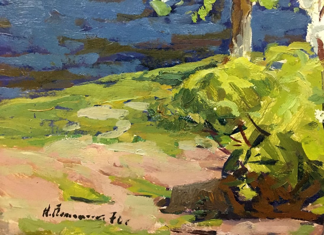 Oil painting Spring in Sednev Potapenko Andrey Ilyich - 3