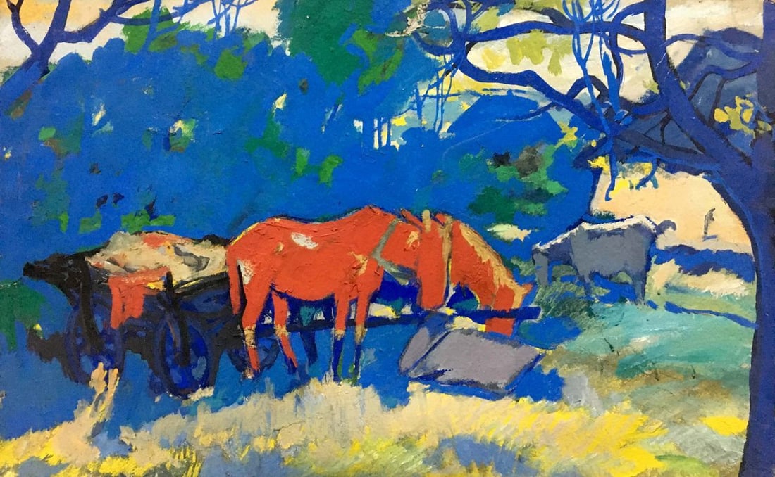 Oil painting Stroll Pokulity Konstantin Ivanovich: Title: Oil painting Stroll Pokulity Konstantin Ivanovich Description: NoVern 367 *** ABOUT THIS PAINTING *** * TITLE: "Stroll" * ARTISTS: Pokulity Konstantin Ivanovich * SIZE: 54x84 cm/'21.25x33.07 in