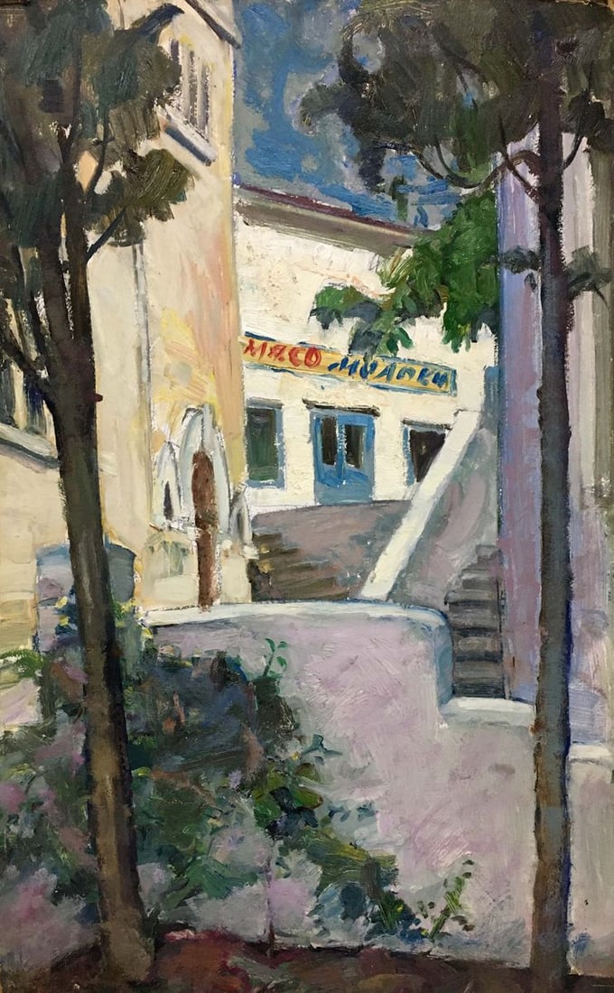 Oil painting Street Mynka Alexander Fedorovich (1 of 9)