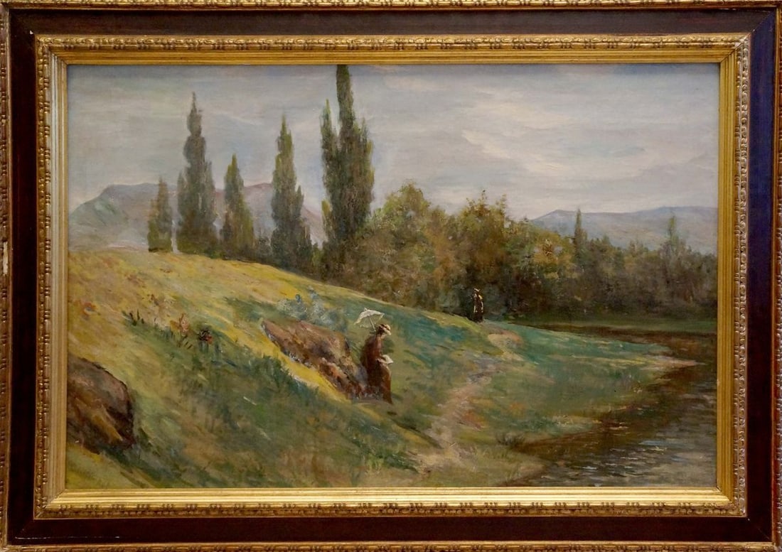 Oil painting Rain is coming Paul Christiaan Bos: Title: Oil painting Rain is coming Paul Christiaan Bos Description: NoVerne 279 *** ABOUT THIS PAINTING *** * TITLE: "Rain is coming" * ARTISTS: Paul Christiaan Bos * SIZE: 71x107 cm/'27.95x42.12 inch