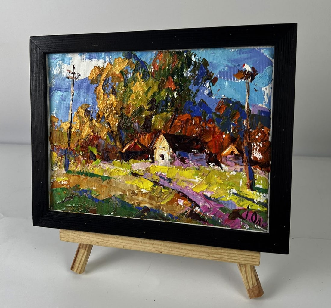 Oil painting Outside the Village Oleksiy Ivanyuk - 2