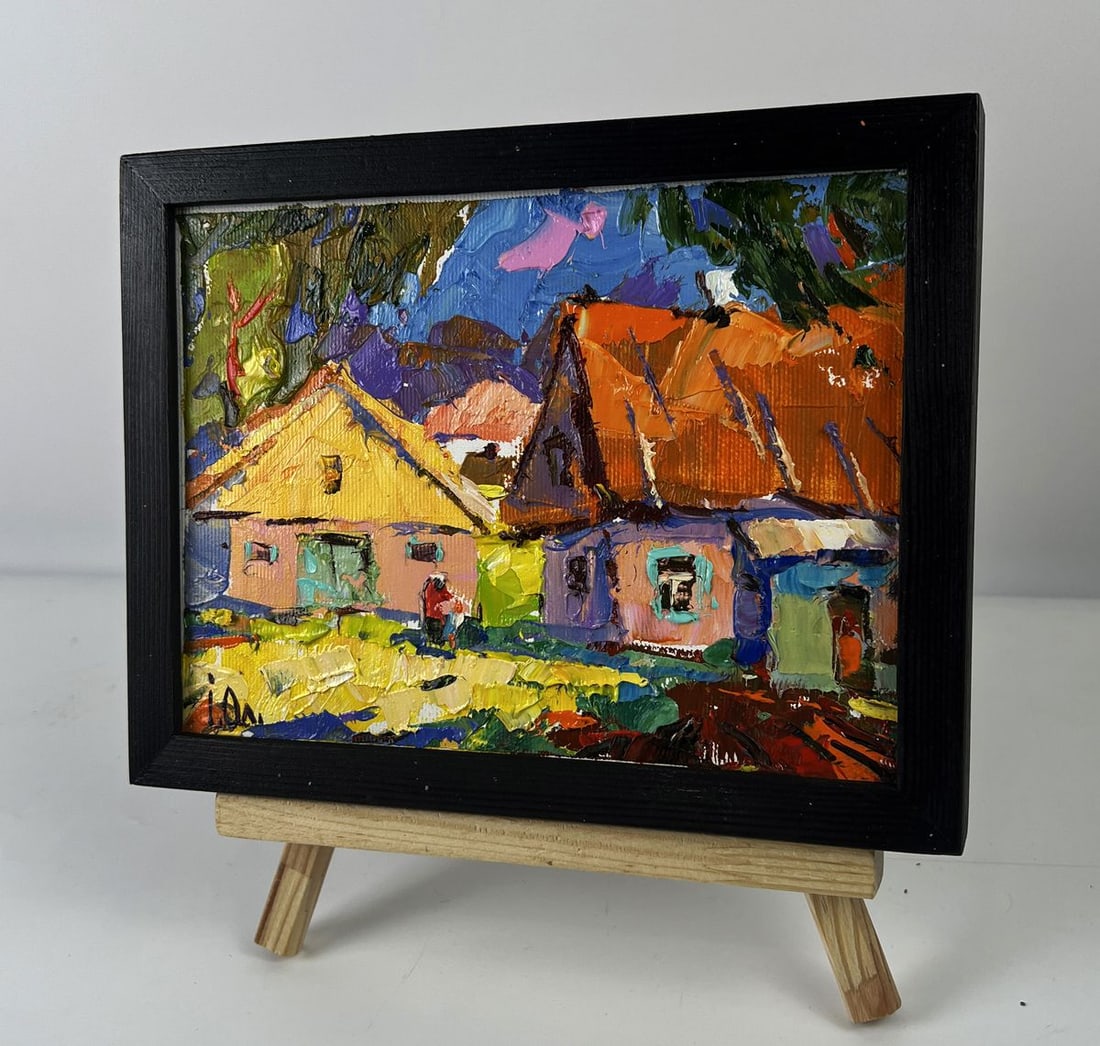 Oil painting Summer Day in the Village Oleksiy Ivanyuk - 2