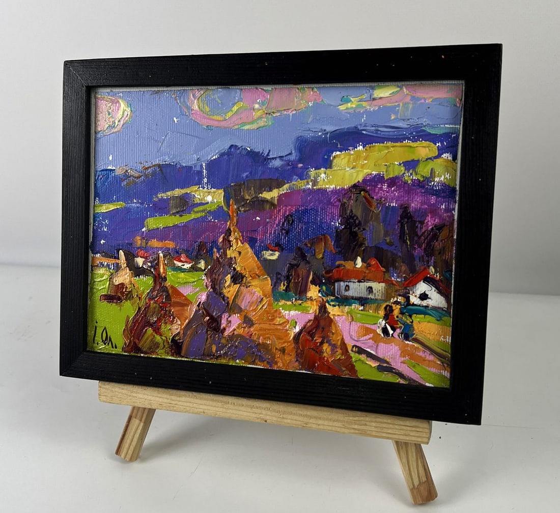 Oil painting Evening in the Village Oleksiy Ivanyuk - 2