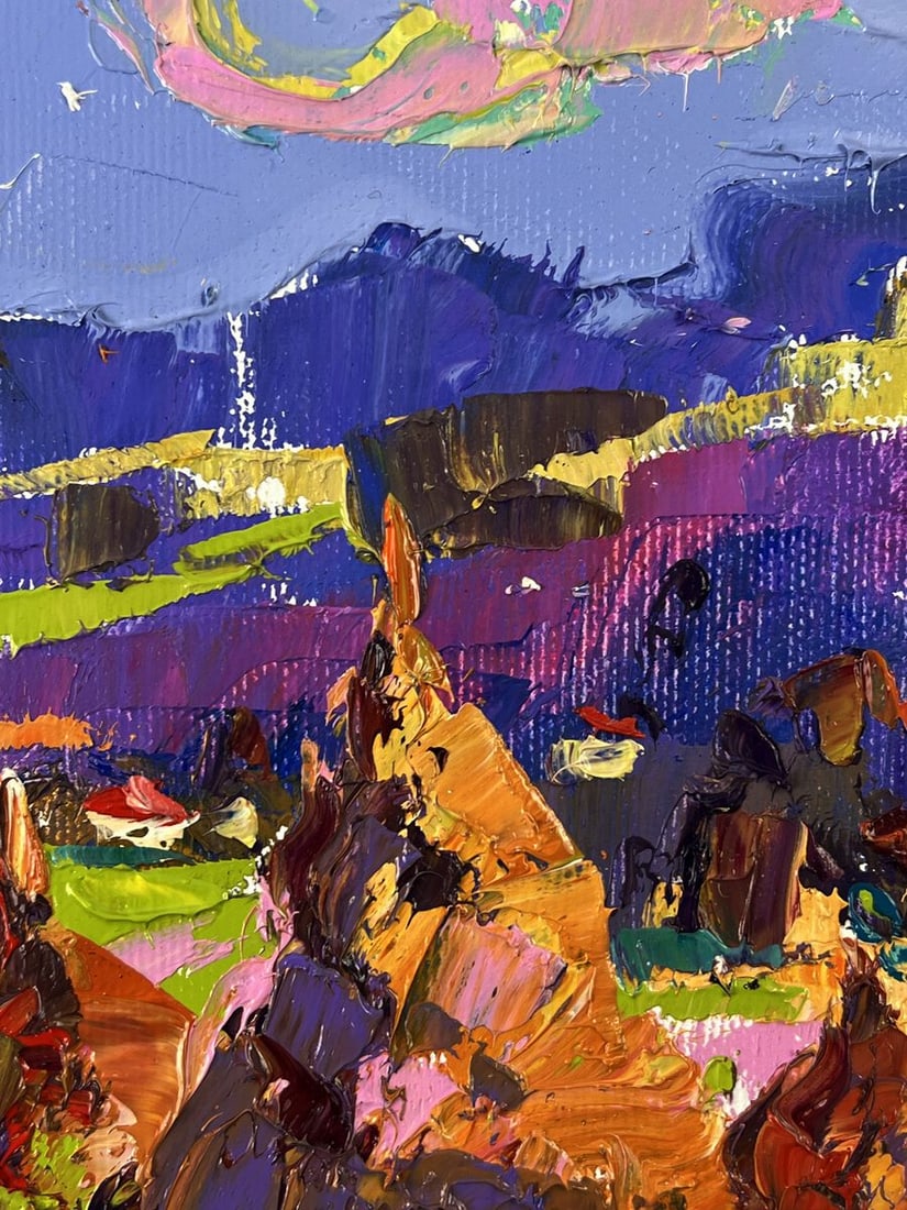 Oil painting Evening in the Village Oleksiy Ivanyuk - 6