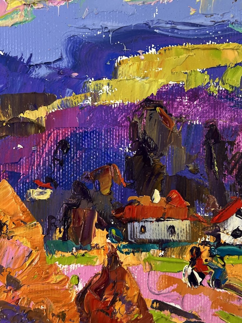 Oil painting Evening in the Village Oleksiy Ivanyuk - 9