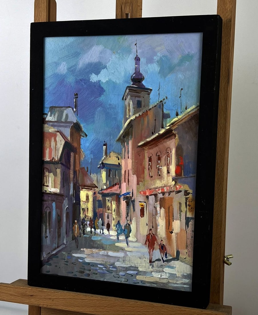 Oil painting Working Days of a Busy City Yuriy Suprunchuk - 2