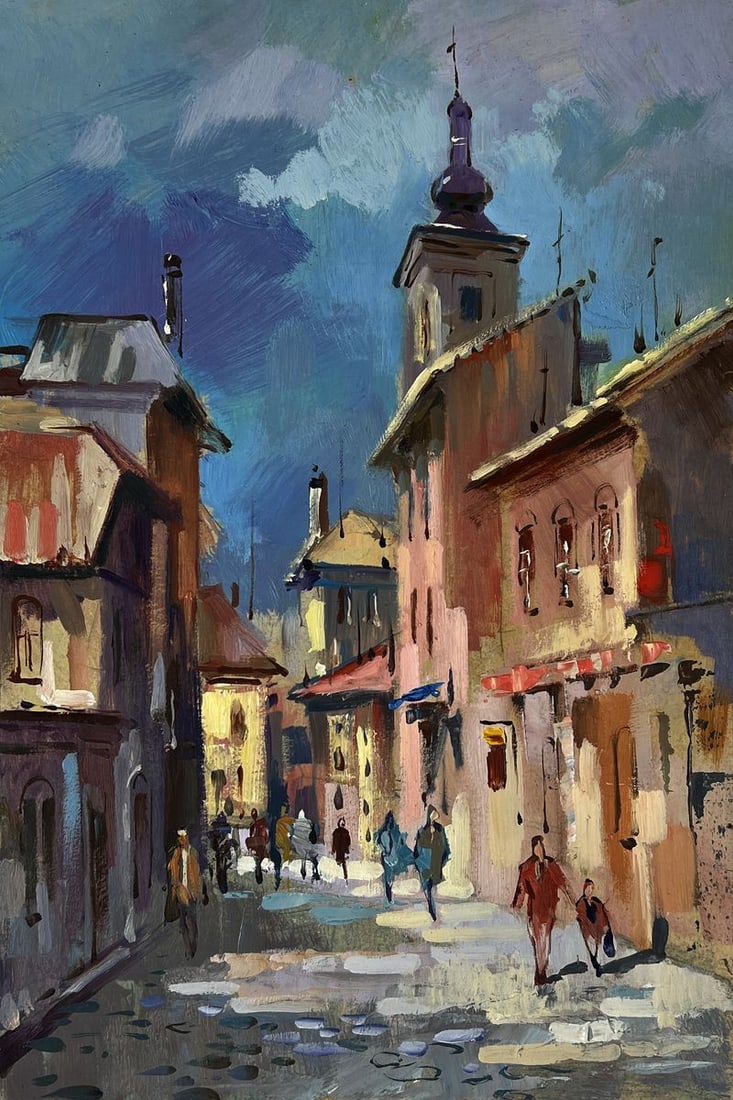 Oil painting Working Days of a Busy City Yuriy Suprunchuk - 3