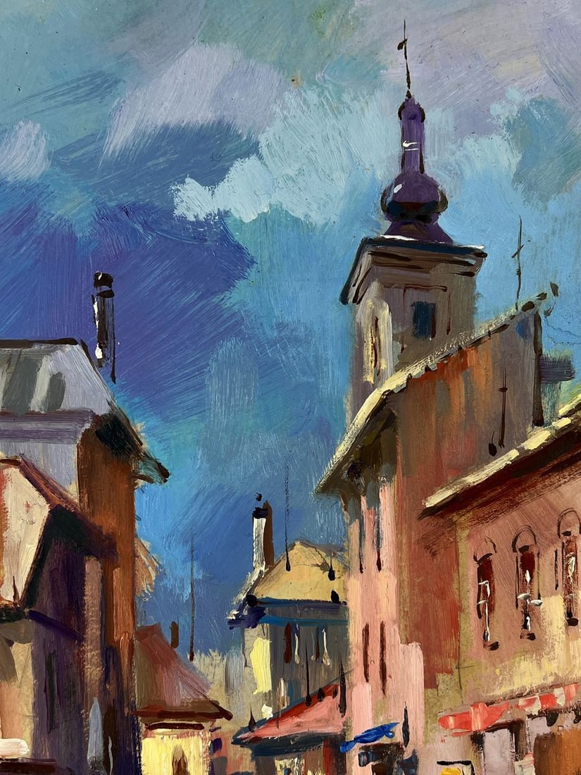 Oil painting Working Days of a Busy City Yuriy Suprunchuk - 4