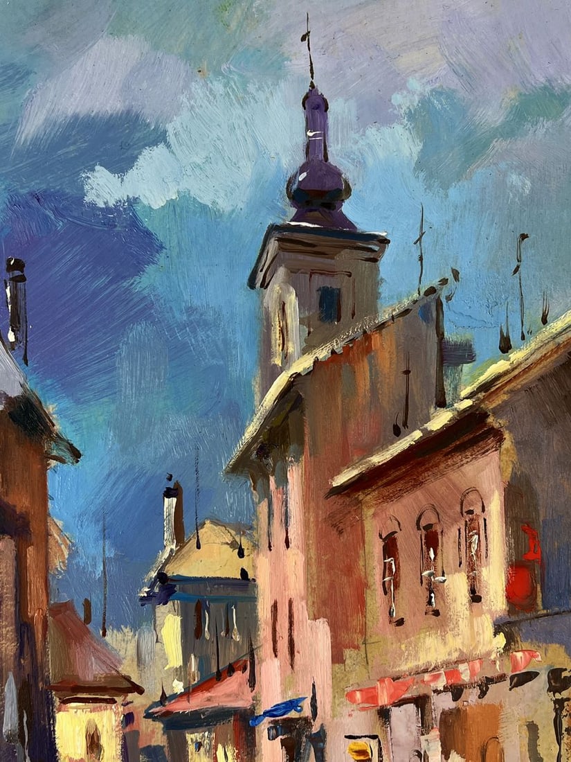 Oil painting Working Days of a Busy City Yuriy Suprunchuk - 5