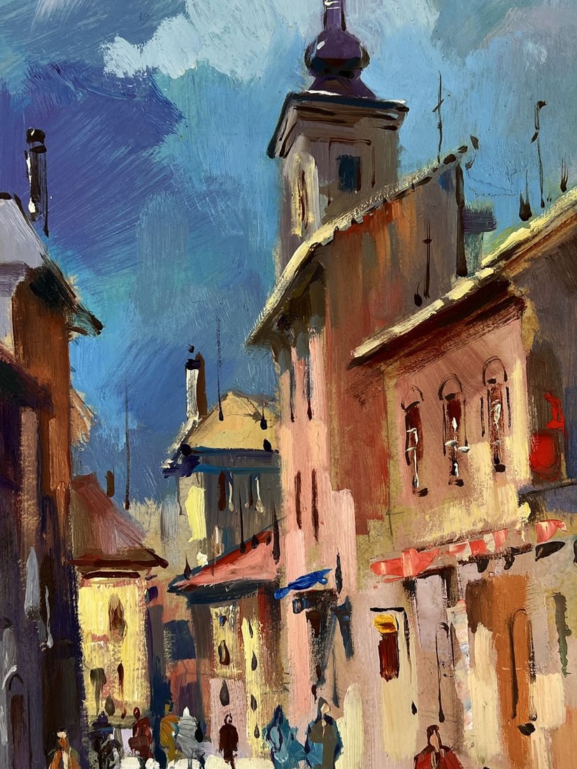 Oil painting Working Days of a Busy City Yuriy Suprunchuk - 7